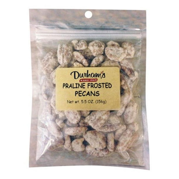 Durhams 7304240003 Praline Frosted Pecans 5.5 oz pack of 12 Walmart