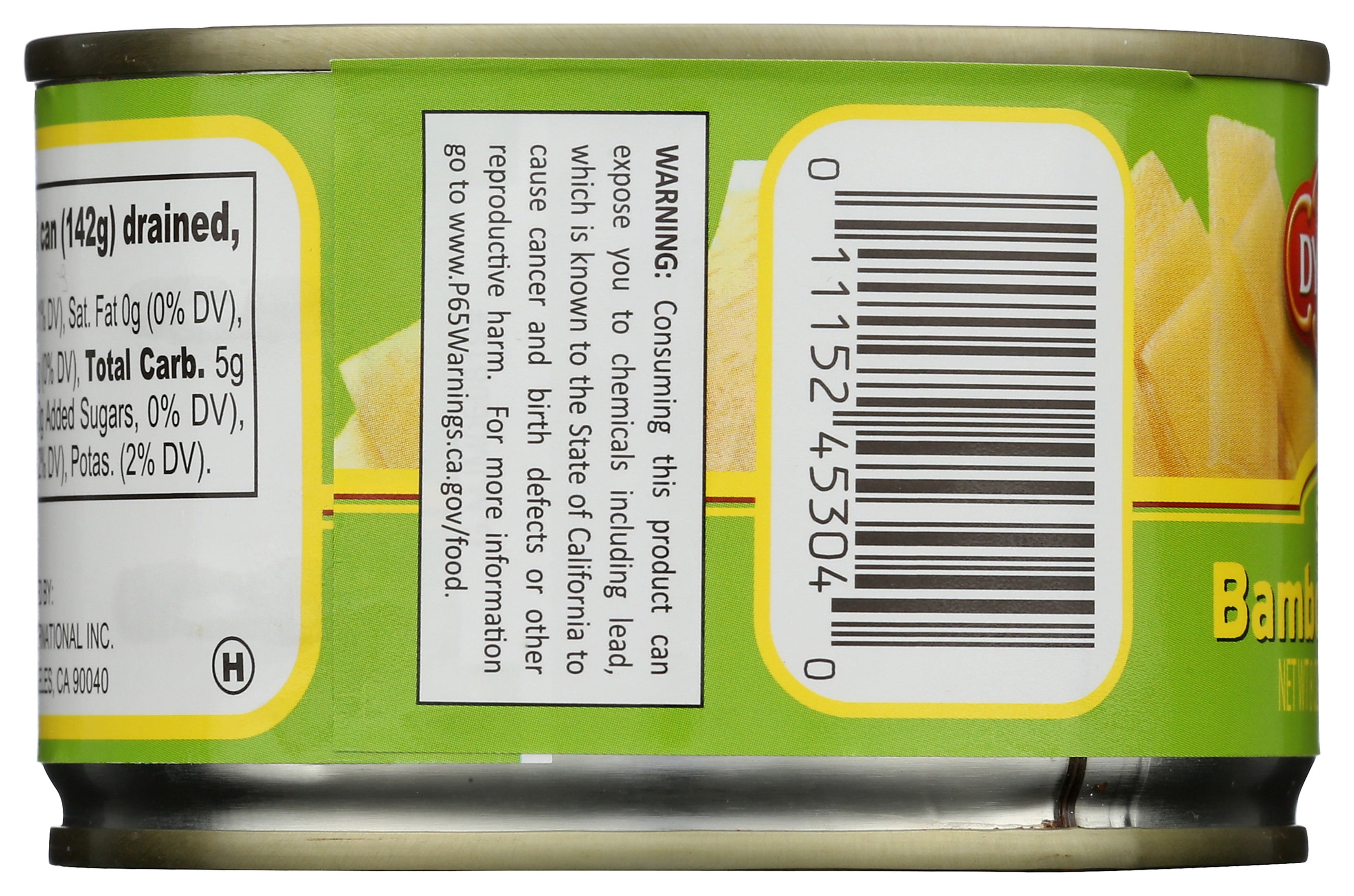 (4 pack) Dynasty Sliced Bamboo Shoots, BPA Free, Allergy-Friendly, 8 oz Can