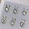 thumbnail image 2 of Sunjoy Tech 6Pcs Nail Art Decor Shining Non-falling Three-dimensional Faux Crystal DIY Gloss Nail Patchwork Bunny Nail Rhinestones Manicure Store Supply, 2 of 2