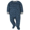 thumbnail image 3 of Gerber Baby Boy Sleep 'N Play Pajamas, 4-Pack, 3 of 7