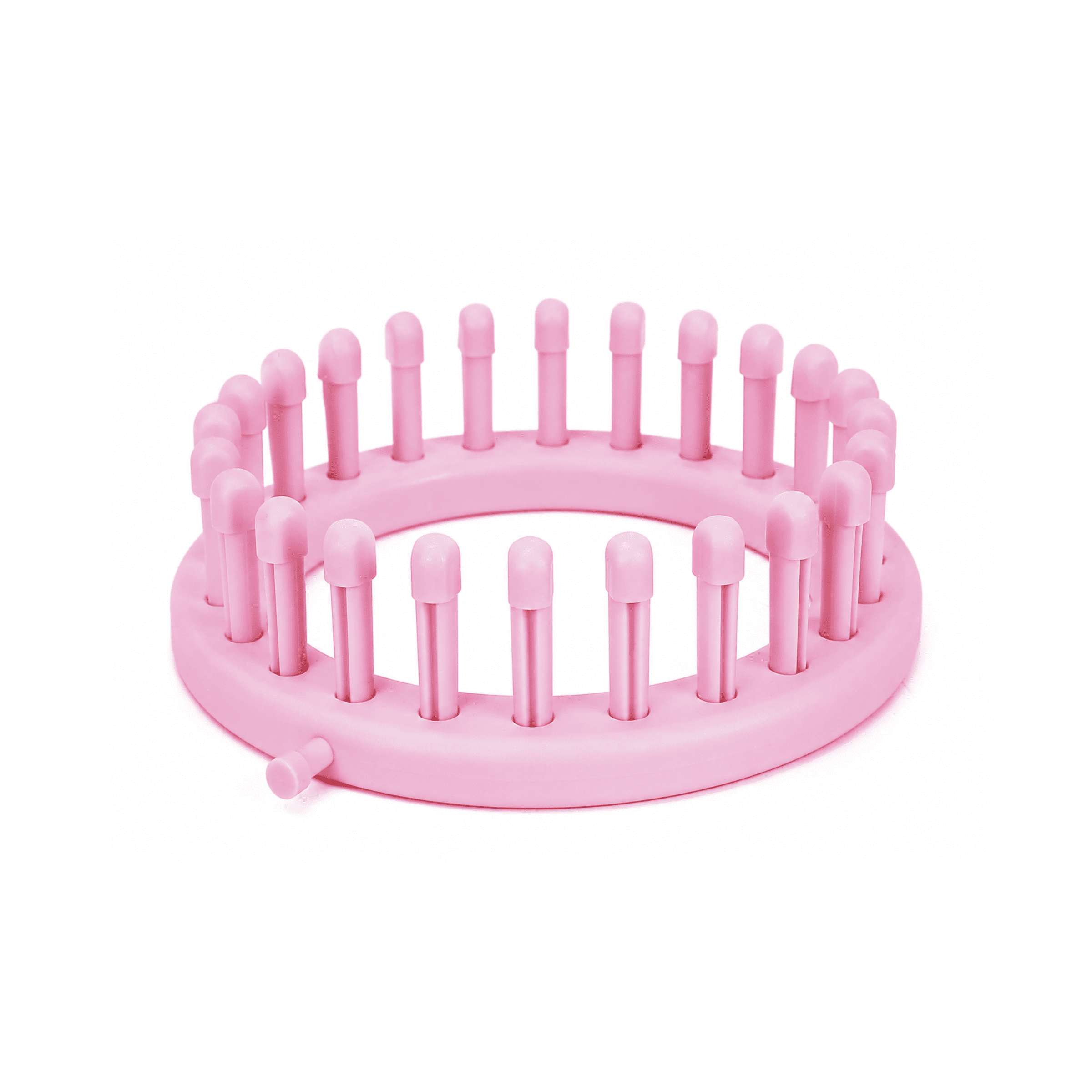 Hello Hobby Small Round Knitting Loom Kit, 5.5-Inch, 24-Peg, 3-Piece Set