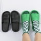 thumbnail image 3 of 2023 para mujer, zapatillas de nube de suela blanda, sandalias de playa de Interior de plataforma gruesa para exteriores, sandalias antideslizantes de EVA de verano, 3 of 5