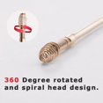 thumbnail image 2 of YIXIGGC Spiral Ear Cleaner Spiral Ear Wax Remover Ear Wax Cleaner Earwax Removal Kit Metal Ear Cleaner Double Ended Spiral Scraper Ear Cleaning Set Gold DYF329-2290, 2 of 7