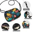 thumbnail image 4 of Women's Crossbody Phone Bag Small Wallet Purse with Detachable Rope Strap Travel Handbags Tropical Leaves Pattern, 4 of 7