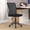Black, variant on BIQWBIC Armless Mesh Desk Chair Mid Back Office Chair with No Arms, Gray