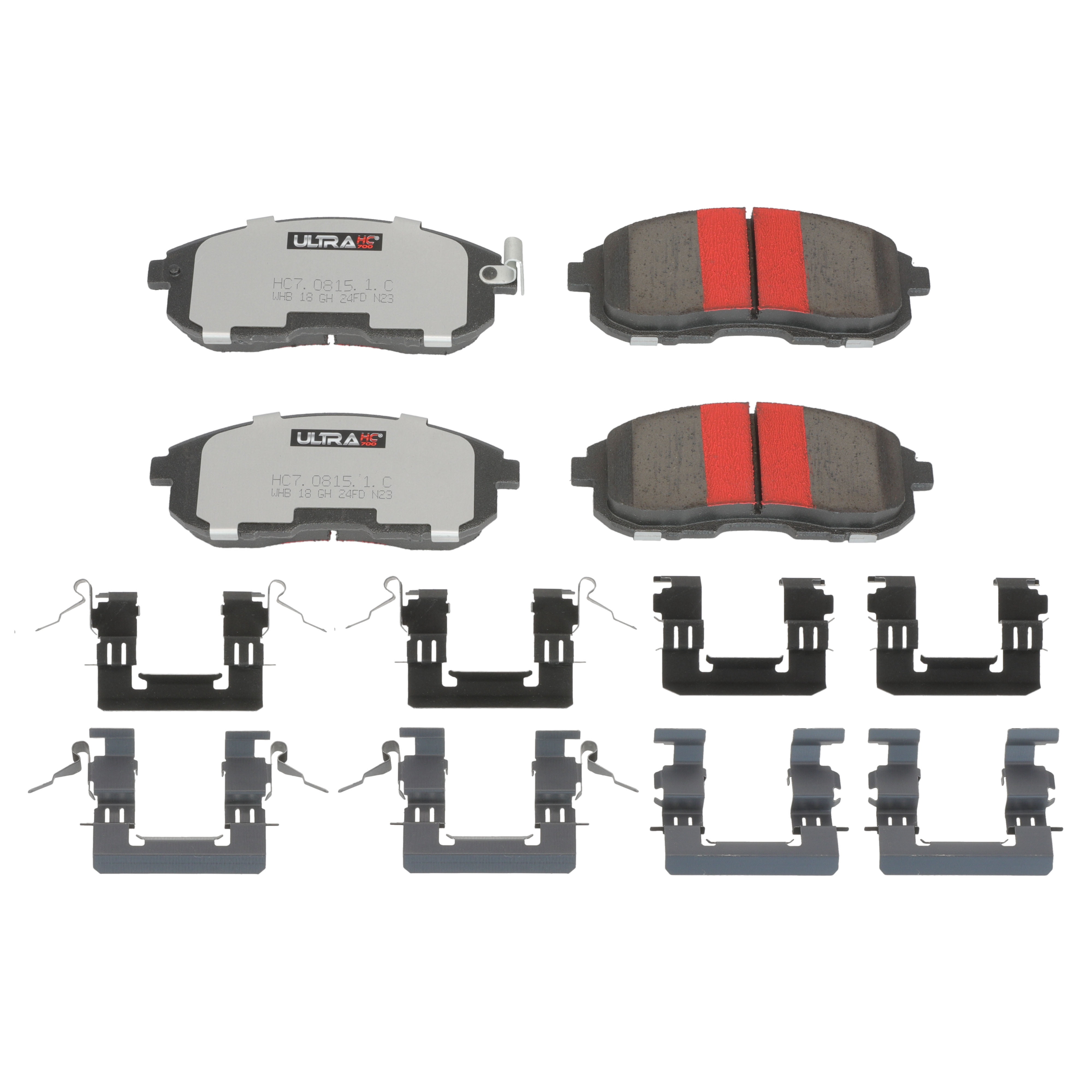 UltraHC 700 Brake Pad Set, Front HC7.0815.1.C, Nissan Sentra 2019-2011
