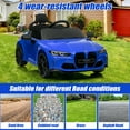 thumbnail image 5 of 12V Ride on Cars with Remote Control, Licensed BMW M4 Battery Powered Ride on Toys for Kids Boys Girls Gifts, Kids Electric Cars Vehicle with Music, Bluetooth, Story, USB/MP3 Port, LED Light, Blue, 5 of 7