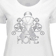 thumbnail image 4 of Inktastic Hope- Lung Cancer Awareness Women's Plus Size T-Shirt, 4 of 5
