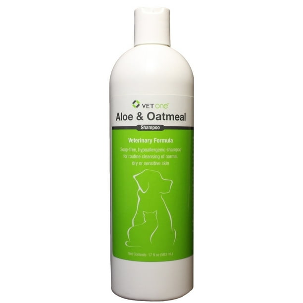 Aloe & Oatmeal Shampoo for Dogs [Vet One] (17 oz)