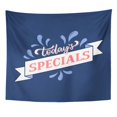 thumbnail image 1 of JSDART Text Today's Specials Board Modern for Cafe Restaurant Chalkboard Today Blank Calligraphic Lettering Wall Art Hanging Tapestry Home Decor for Living Room Bedroom Dorm 60x80 inch, 1 of 1