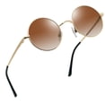 thumbnail image 1 of Gafas de sol Joopin pequeñas, redondas, graduales, marrones, polarizadas, UV400, 1 of 6