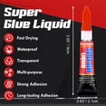 thumbnail image 2 of Super Glue WOUSEDO líquido, 12 x 3 g, adhesivo transparente y fuerte, 2 of 7