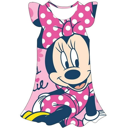 Minnie Mouse princesse robe filles robe anniversaire tenue robes fille  Costume fête vêtements fille fit kis taille 2-10 ans 