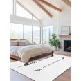 thumbnail image 2 of Text Bless Area Rug for Bedroom 4x6 Ft Our Home and Who Enter White Backdrop Super Soft fuzzy Throw Rug Non-Slip Fluffy Plush Indoor Floor Carpet for Living Room Nursery Home Decor, 2 of 8