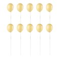 thumbnail image 1 of Yuarrent 1 Juego de suministros para decoración de pasteles pequeños, soporte para globos, juego para hornear, decoraciones de feliz cumpleaños, Herramientas y accesorios para hornear Amarillo Yuarrent HA060373-02, 1 of 6