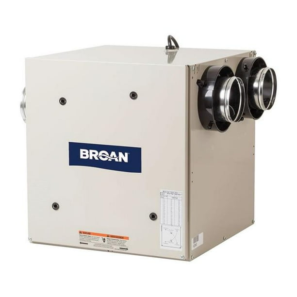 BroanNutone ERV70S 70 CFM Max, Side Ports Flex Series Energy Recovery