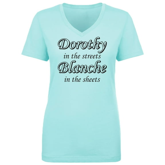 Dorothy In The Streets Womens V-Neck T-Shirt
