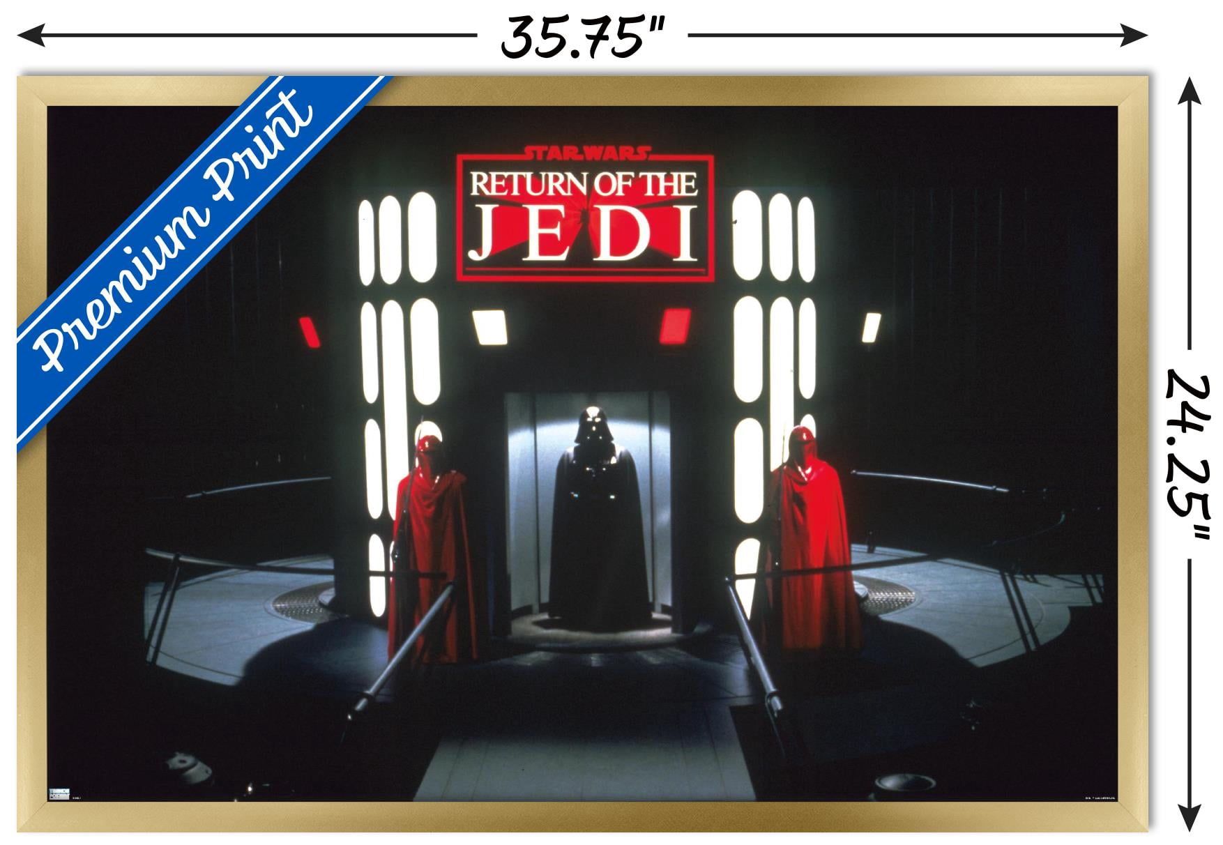 Star Wars: Return of the Jedi - Vader and Royal Guard Wall Poster, 22.375" x 34" Framed