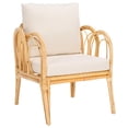 thumbnail image 5 of Safavieh Coralie Accent Chair with Cotton Cushion in White / Natural, 5 of 12