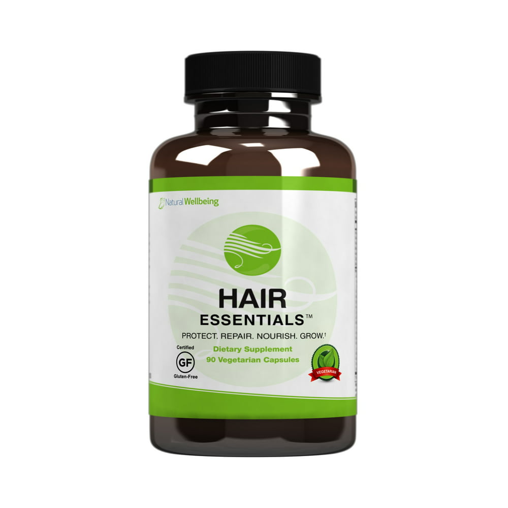 Hair Essentials Natural Wellbeing 90 Caps - Walmart.com - Walmart.com
