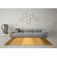 thumbnail image 3 of Ahgly Company Indoor Square Abstract Brown Modern Area Rugs, 4' Square, 3 of 4