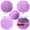 Purple #7, variant on Vaidha Kids Stuffed Animal Plush Toy Storage Bean Bag Soft Pouch Stripe Fabric Chair