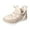 White, variant on Womens Mens Snow Boots Winter Warm Lined Anti- Ankle Booties Cozy Feet Wide Toe Shoes Indoor and Outdoor Fuzzy House Slippers