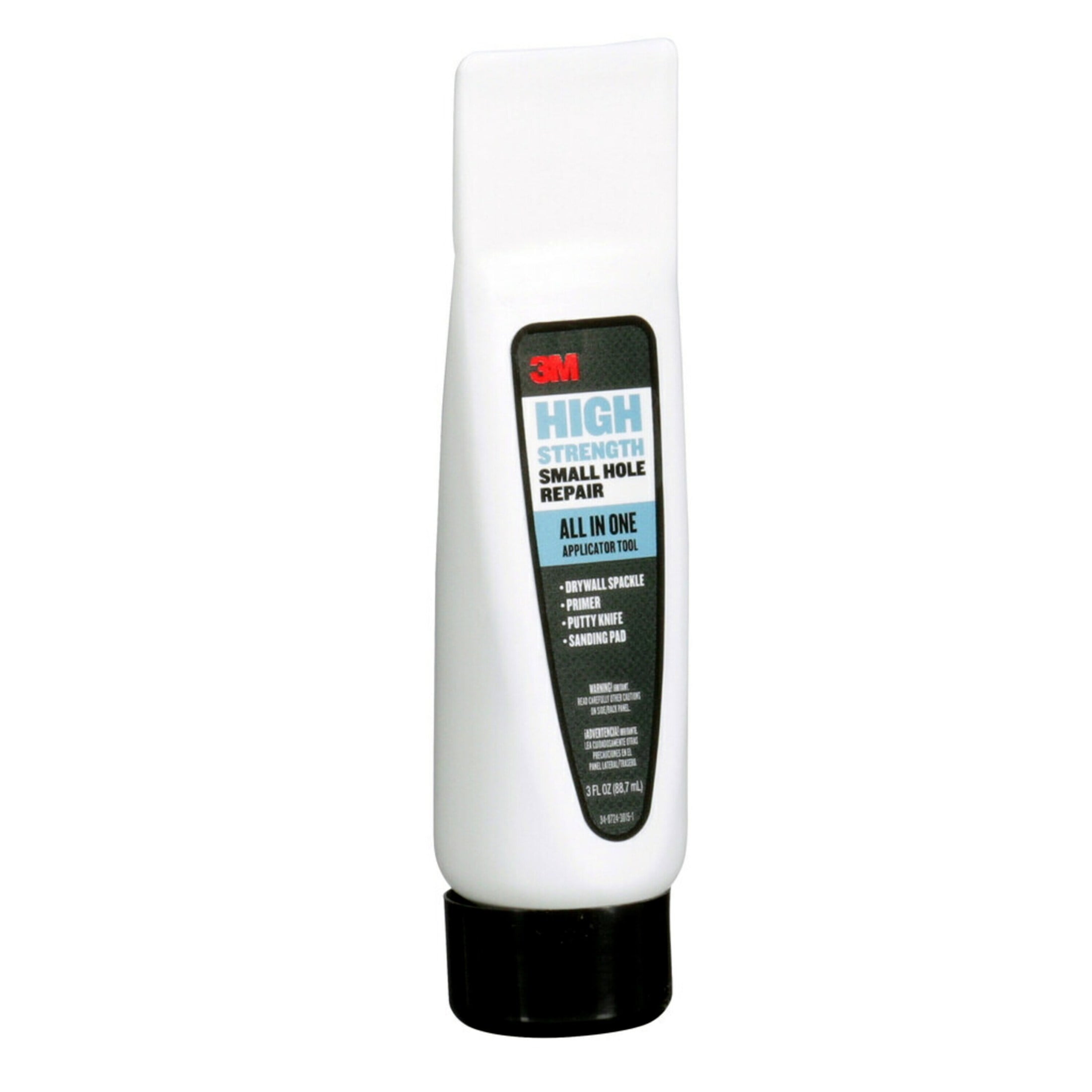 3M High Strength Small Hole Filler, 3 oz., Paint Primer, Wall Patch, White, All In One Applicator Tool, 1 Pack