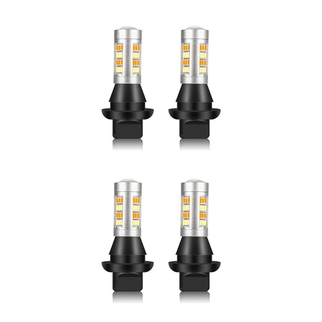 Speravity Luz de giro Universal para coche, 2 piezas, lámpara de señal de vehículo, DRL, actualización de automóvil automotriz, accesorios Type2 NO2