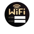 thumbnail image 2 of Fwttom Wifi Sign 3.9X3.9 Inch Acrylic Home WiFi Password Sign White Acrylic Guest WiFi Signs, 2 of 6