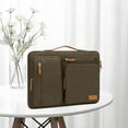 thumbnail image 6 of MOSISO Laptop Sleeve Carrying Case Compatible with 15-15.6 inch HP Dell Asus Acer Lenovo Notebook, 360 Protective Computer Handbag Briefcase with Handle, Carob Brown, 6 of 7