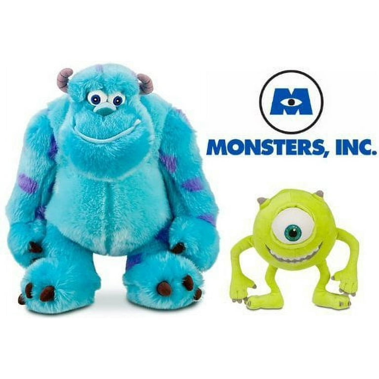 New Disney Sully & Mike Backpack Plush Style Monsters Inc. 20th Bag toy