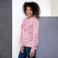thumbnail image 2 of Valentine's Day Hearts Gift Unisex Sweatshirt (Light Pink, XL), 2 of 2