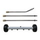 thumbnail image 2 of Adjunta de lavadora a presión para la limpieza de los tren de rodaje con 3 varitas de extensión para áreas de automóviles y piscinas Negro, 2 of 9