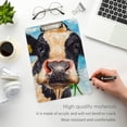 thumbnail image 4 of Coolnut Letter Size Clipboard Cute Cow Clipboards for A4 Paper Clip Hardboard with Low Profile Metal for Office School 12.5" x 9" Gifts, 4 of 4