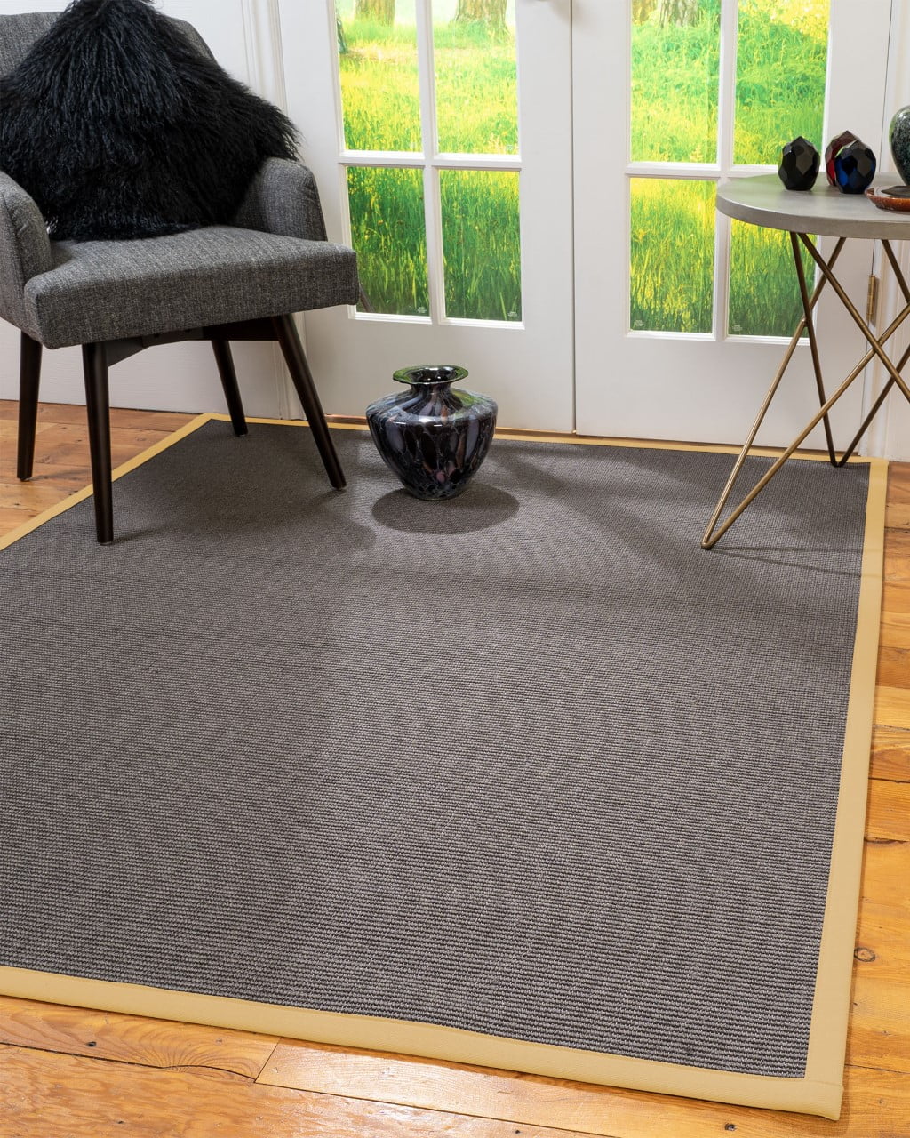 Natural Area Rugs Big Sur Custom Sisal Rug, 8' x 10', Oval Extra Wide