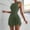 *Army Green, variant on ClodeEU Women's 2 in 1 Yoga Tennis Dress with Built in Shorts ,Slim Fit Athletic Dress with Tie Army Green,Womens Plus S