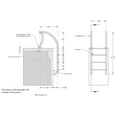 thumbnail image 4 of Inter-Fab DRL3065S Designer 3 Step Tread Ladder, White, 4 of 4