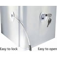 thumbnail image 2 of 2 Pack Refrigerator Lock With 4 Keys, Refrigerator Lock Dorm Freezer Door Lock And Child Safety Cabinet Lock With Strong Adhesive.., 2 of 5