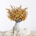 thumbnail image 5 of Baby Breath Gypsophila Artificial Flowers Babies Breath Flowers Bush Artificial Orange Gypsophila Silk Real Touch Blooms for Wedding Bridal Party DIY Home Floral Arrangement, 9.7'', 5 of 5