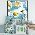 thumbnail image 2 of Designart 'Wild Spring White Chamomile Flowers' Traditional Framed Canvas Wall Art Print, 2 of 5