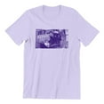 thumbnail image 2 of Stand-Up Jet Ski Men's T-Shirt | Jettribe Newsprint Style | Color: Lavender, 2 of 2