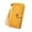 Yellow, variant on Womens Wallet RFID Blocking Leather Clutch Multi Card Case Ladies Purse Wristlets