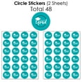 thumbnail image 5 of Big Dot of Happiness 2026 Teal Graduation Party Candy Favor Sticker Kit - 304 Pieces, 5 of 8