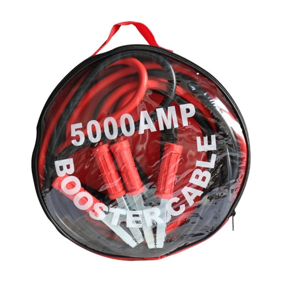 Amdohai 13ft/4m 5000A Booster Cable for Jump Starting Dead or Weak Batteries Heavy Duty Automotive Jumper Cable Emergency Power Battery Starter for Car Battery