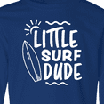 thumbnail image 4 of Inktastic Little Surf Dude with Surfboard Long Sleeve Youth T-Shirt, 4 of 5