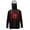 Skull Black Red, variant on SEANATIVE Men's Outdoor Fishing Hoodie Sun Protection with Face Cover, Lightweight Portable Sun Block Top UV Protection Hooded Pullover for Travel Fishing, S, Deer American Flag