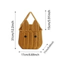 thumbnail image 2 of BotaniNest Handmade Woven Storage Rack Circular Kitchen Counter Organizer Coffee Living Room Fruit, 2 of 4