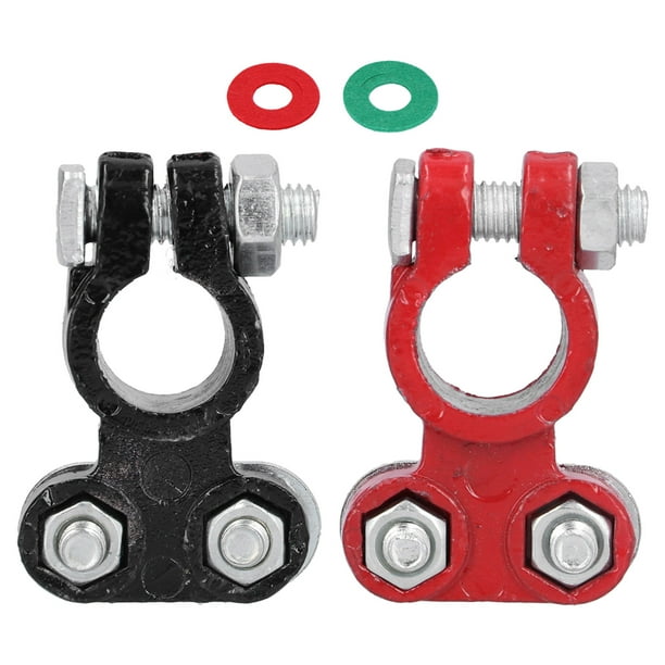 Battery Post Terminal,2pcs Battery Terminal Clamp Positive Negative
