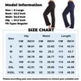 thumbnail image 3 of Knosfe Fall Pj Pants Wide Leg Joggers High Waist Lounge Pants for Women Flannel Buffalo Long Pajama Pants for Women Plaid Winter Fuzzy Pajama Bottoms Women Black L, 3 of 7